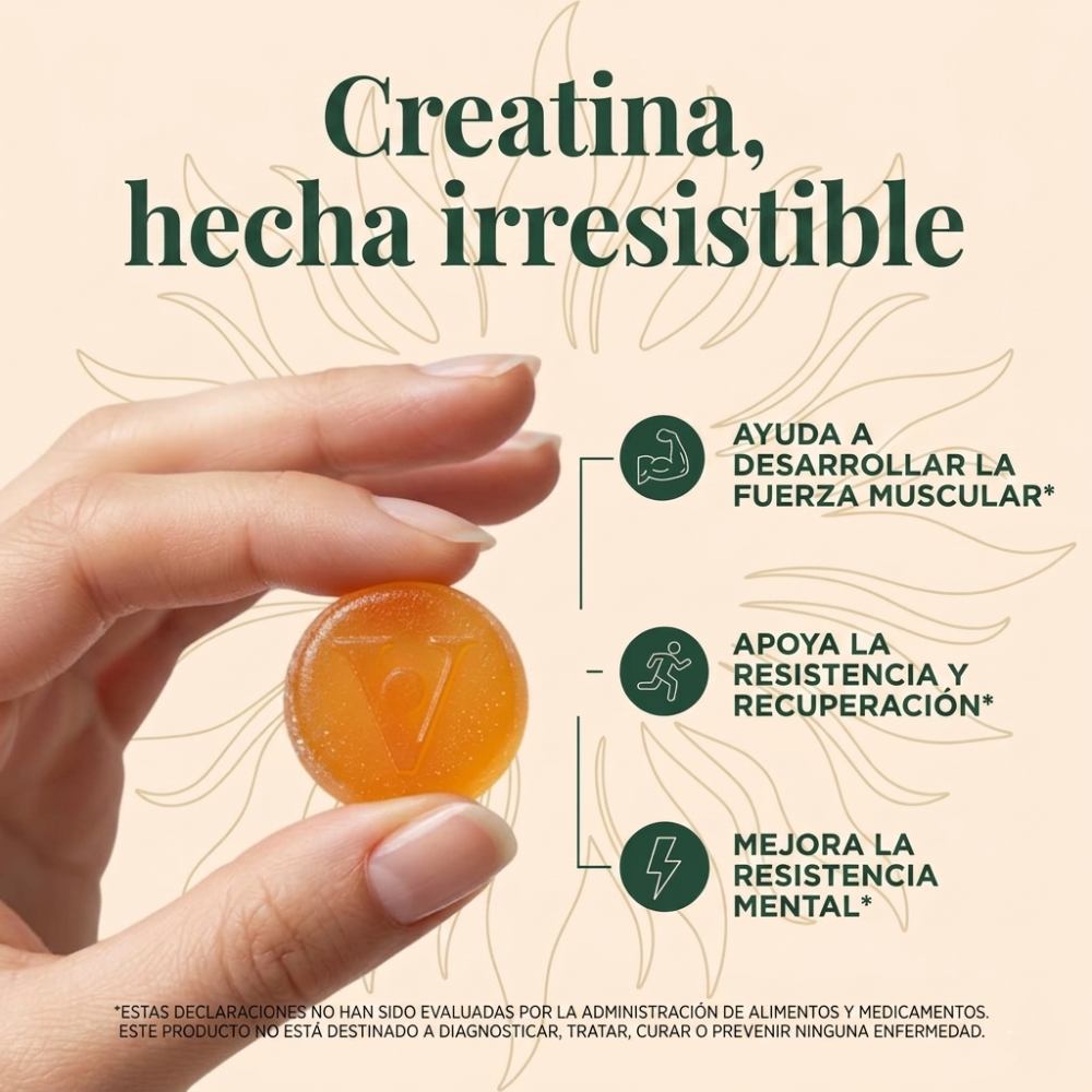 Gomitas Creatine Women — Glúteos y Piernas Firmes en 2 Semanas 🍑