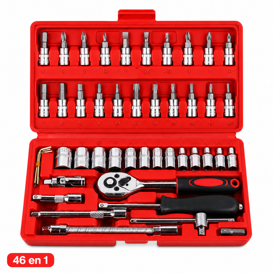 KIT DE HERAMIENTAS PRO 46 EN 1 | RIVANOZ