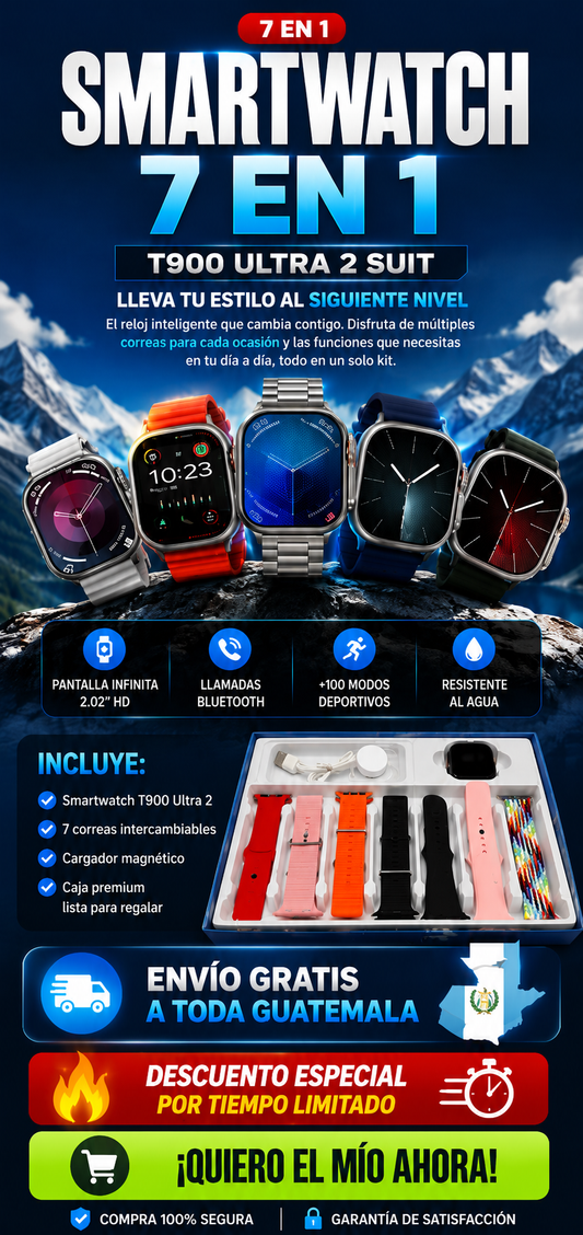 SMARWATCH T900 ULTRA 2 SUIT.