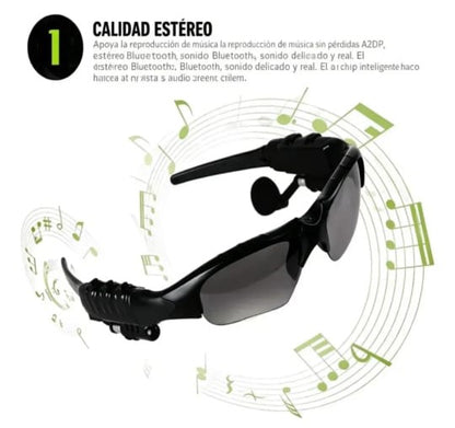 Lentes de Sol Polarizados con Audio Bluetooth Integrados - No más audífonos de cable molestos origi