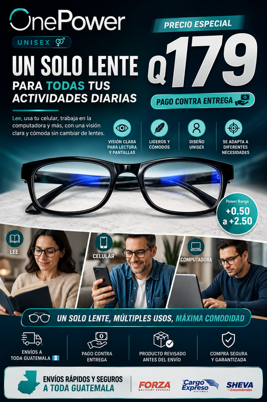 FocusOne® | Lente de lectura multifocal
