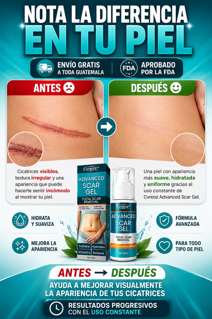 🔥 CVREOZ® ADVANCED SCAR GEL | MEJORA LA APARIENCIA DE TUS CICATRICES