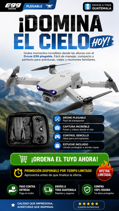 DRONE E99 CON DOBLE CAMARA