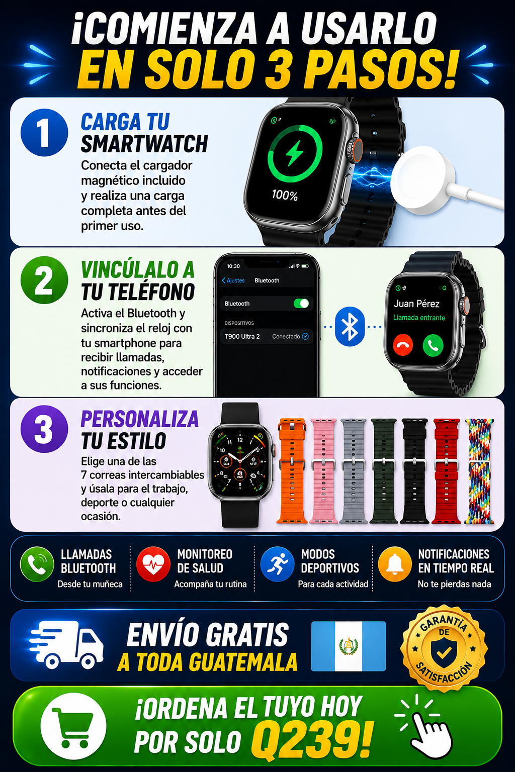SMARWATCH T900 ULTRA 2 SUIT.