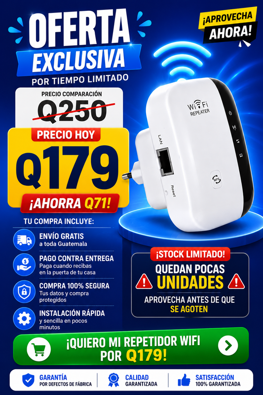 AMPLÍA TU WIFI AL INSTANTE
