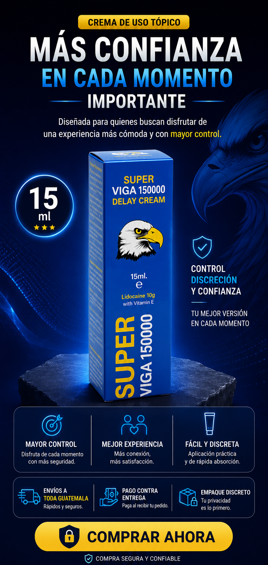 Crema Retardante Super Viga 150000