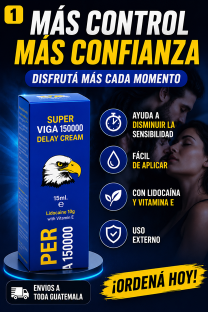 Crema Retardante Super Viga 150000