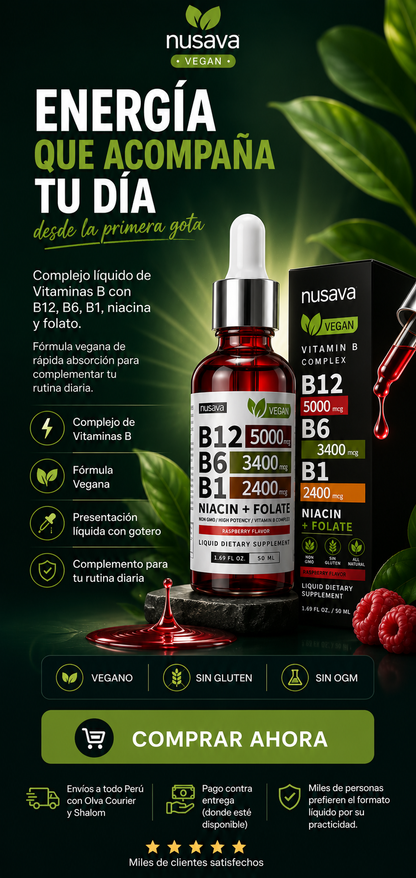 Super oferta 2x1 Vitamina B12 5000 ´nusava¨